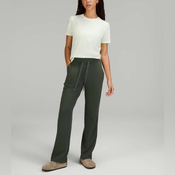 Lululemon Ready to Rulu Straight-Leg High-Rise Pant Smoked Spruce Green Sz 0 - Picture 3 of 8